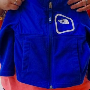 Blue North Face fleece jacket 2t